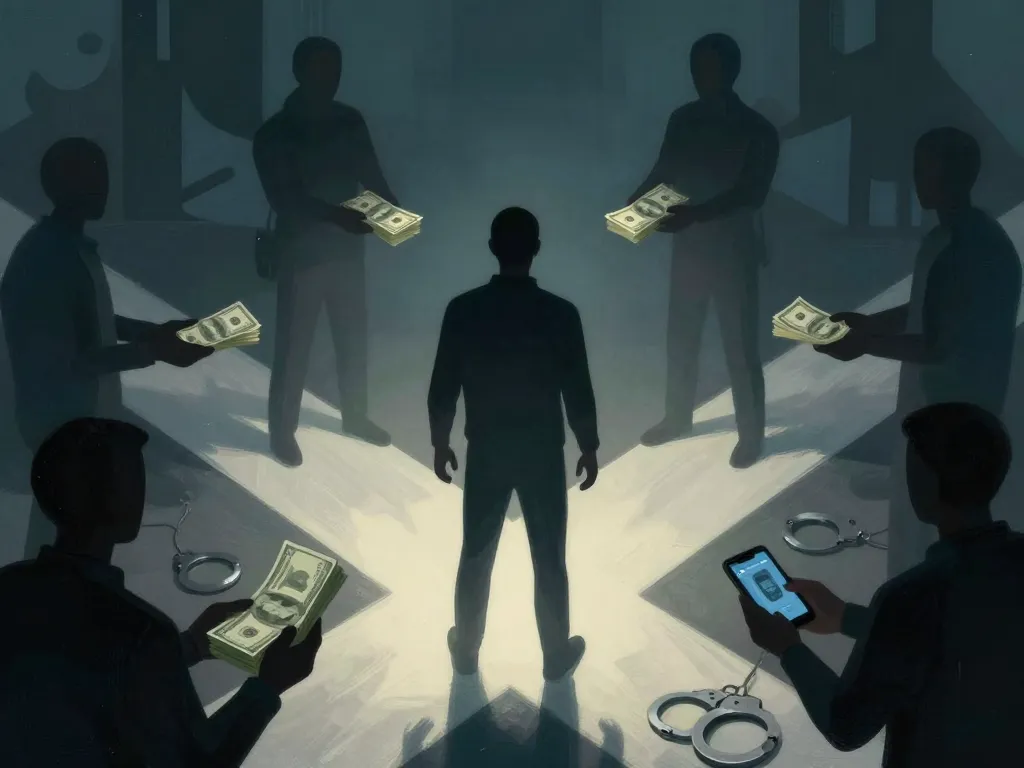 image argent facile illégal dangers arnaques combines