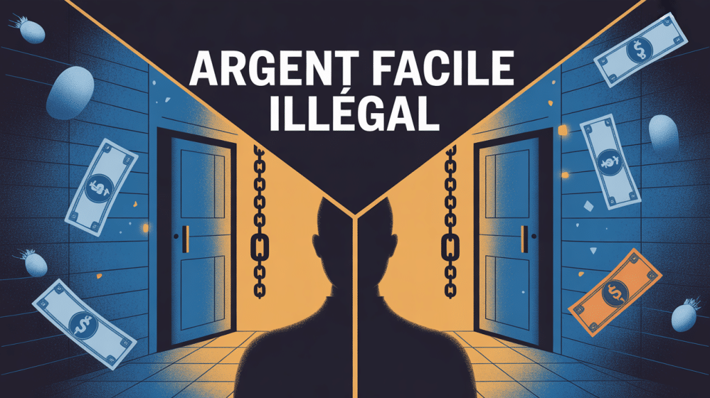 image argent facile illégal bifurcation risques