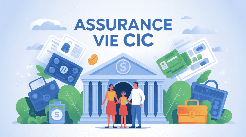 assurance vie cic avis image famille devant banque