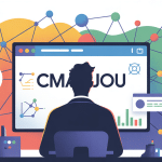 Illustration cmanjou identité numérique concept digital