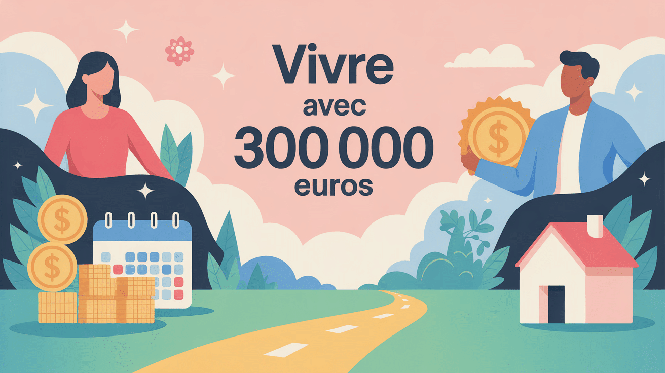 combien de temps peut on vivre avec 300 000 euros illustration principale optimisée SEO