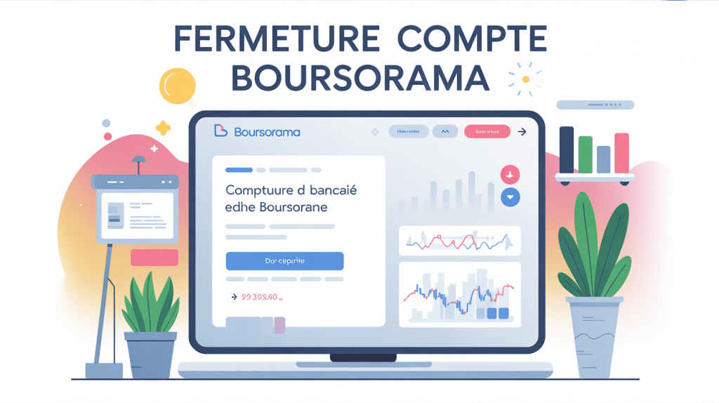 comment fermer un compte boursorama illustration ordinateur sécurité