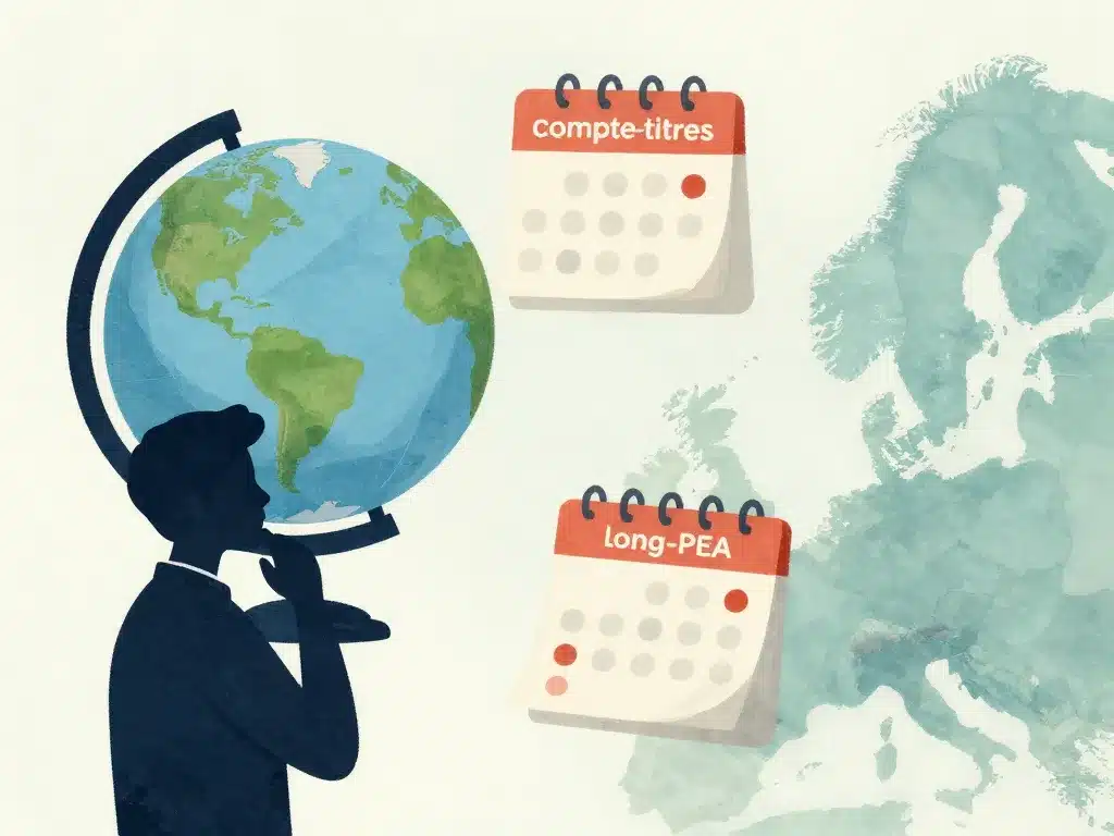 compte titre ou plan epargne action visuel profil investisseur