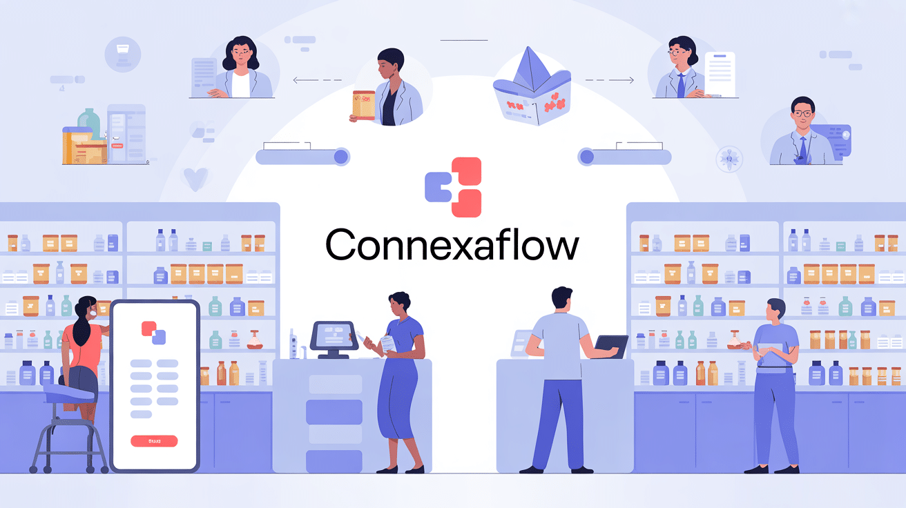 illustration connexaflow optimisation flux pharmacie