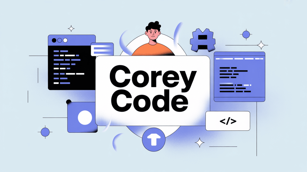 corey code image illustration web