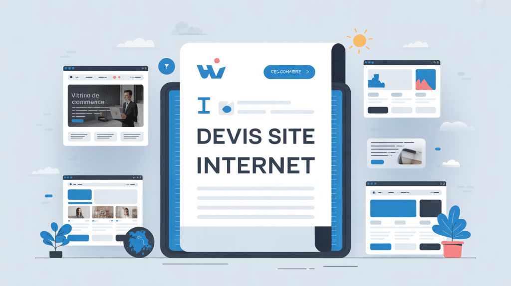 devis site internet visuel professionnel