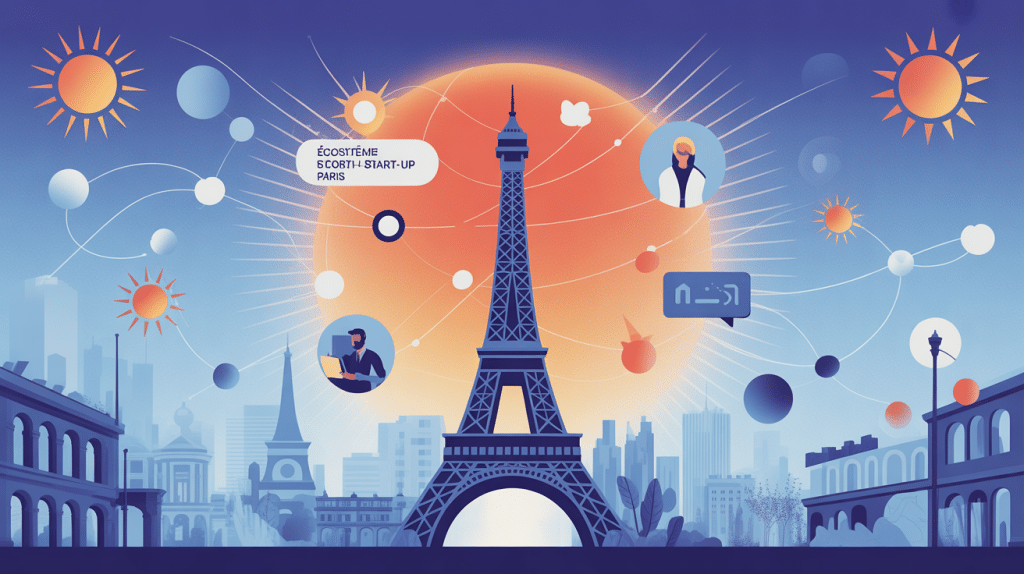 illustration globale paris start up 2025 innovation
