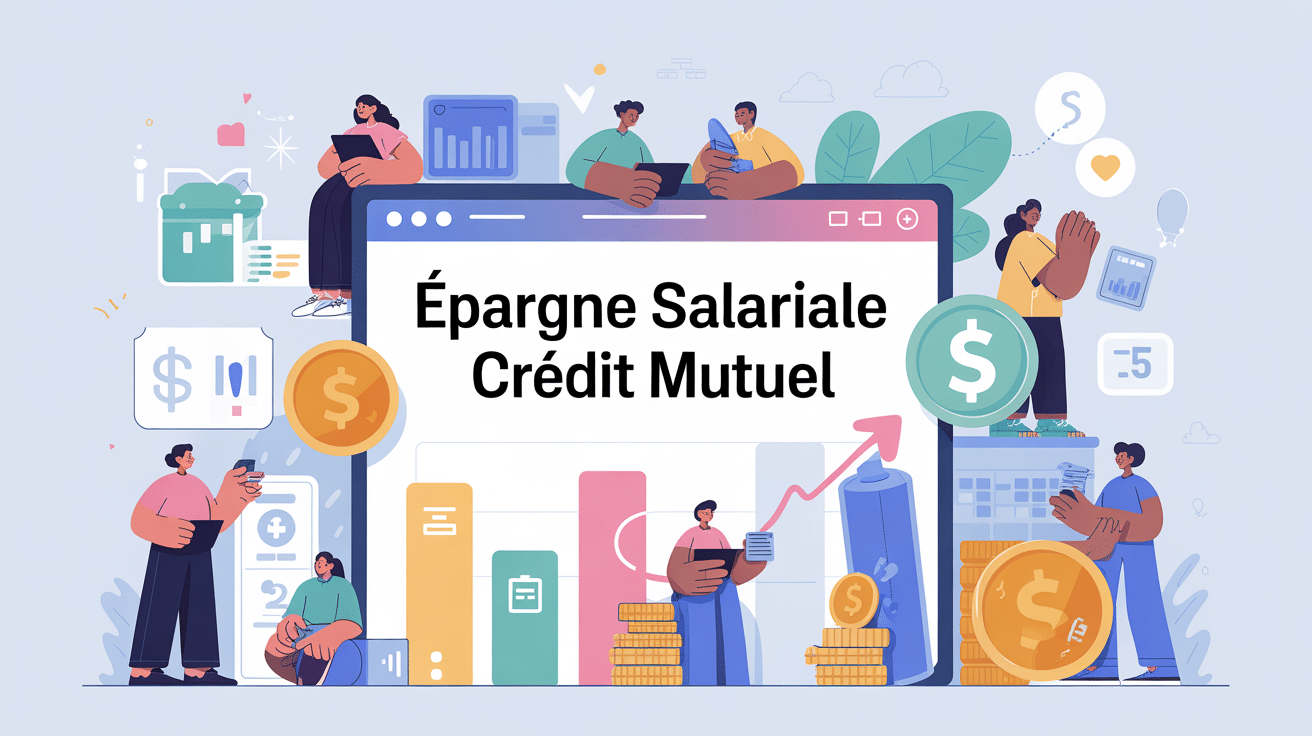 Illustration épargne salariale crédit mutuel mon compte tableau de bord