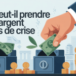 illustration l'état peut il prendre notre argent en cas de crise main sur coffre-fort