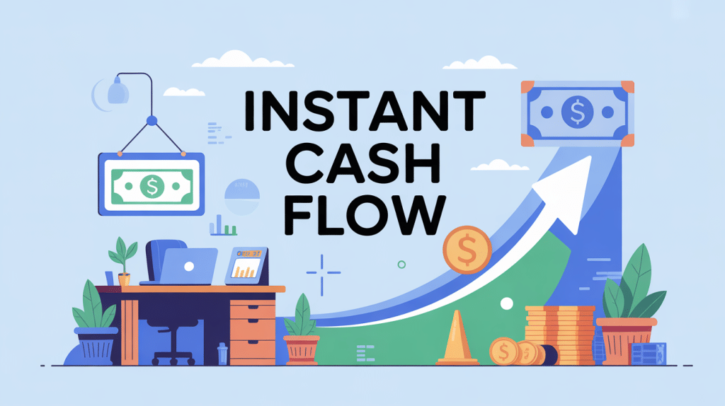 instant cash flow illustration trésorerie optimisée