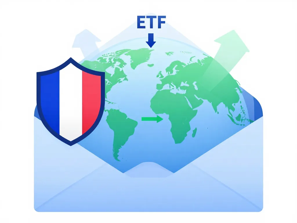schéma structure ishare msci world swap pea ETF synthétique