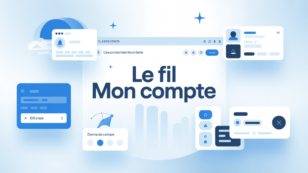 illustration accès sécurisé le fil mon compte