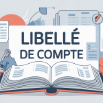 Illustration libellé du compte clair et structuré