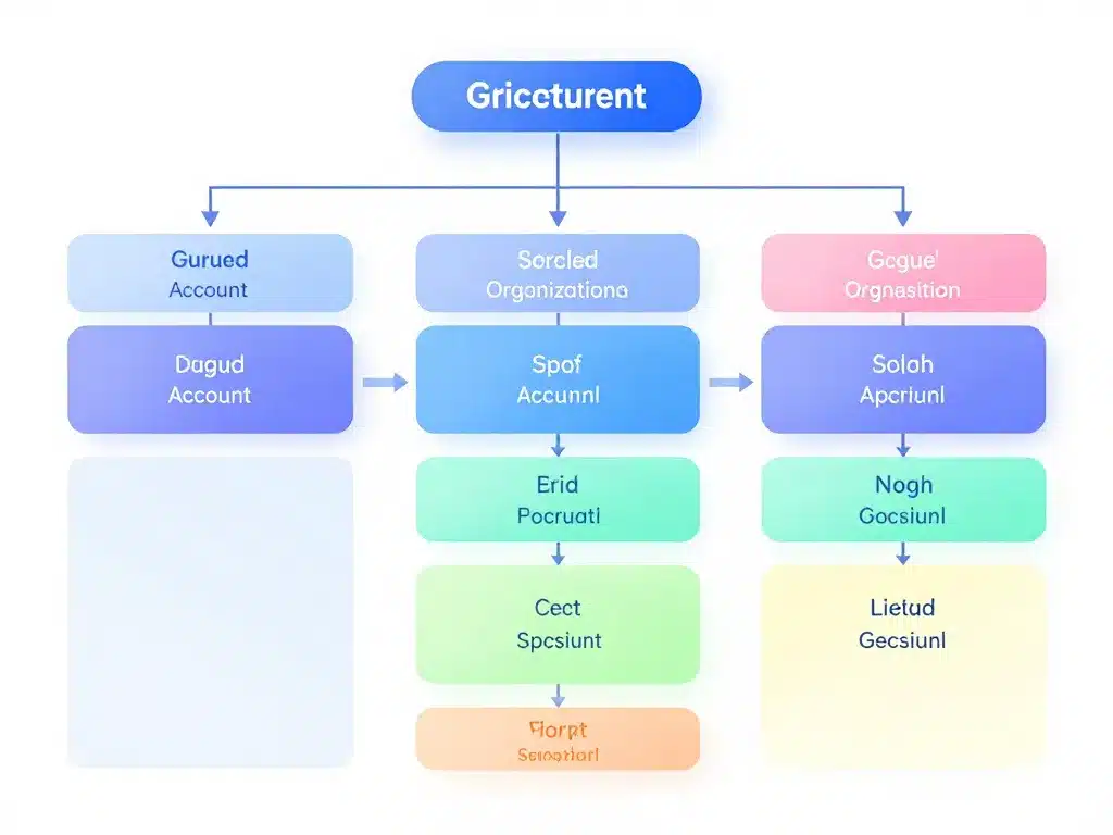 Diagramme structuration libellé du compte plan comptable
