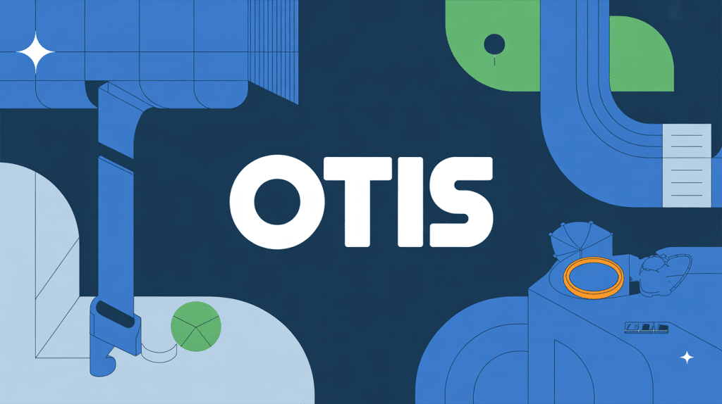 logo otis identité visuelle moderne