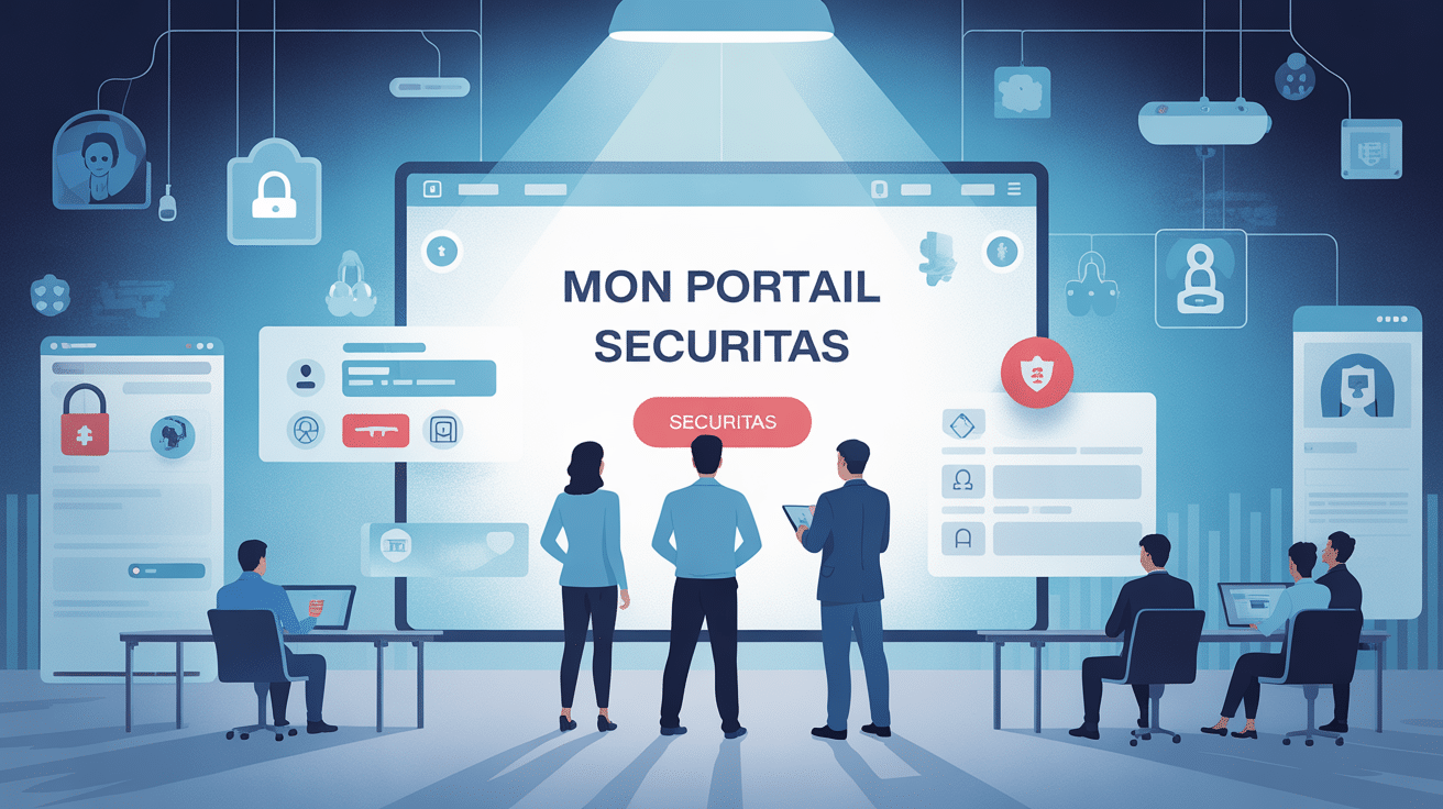 illustration accueil sécurisé mon portail securitas