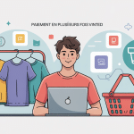 illustration paiement en plusieurs fois vinted utilisateur ordinateur