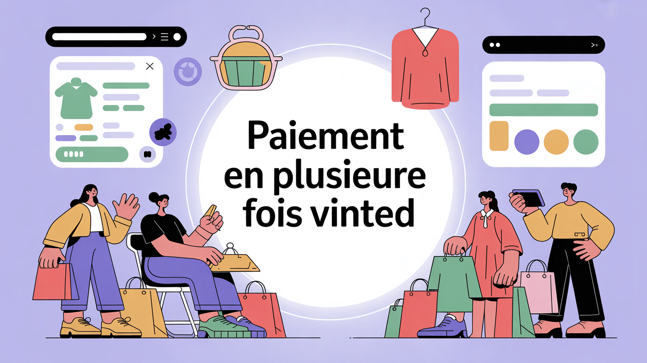 illustration paiement plusieurs fois vinted acheteurs budget