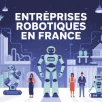 Panorama entreprise robotique en france avec divers robots