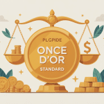 illustration sur le poids d une once d or