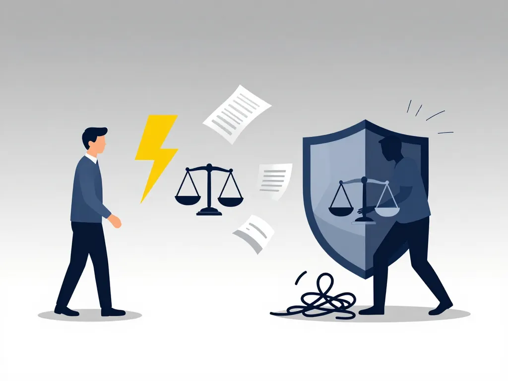 image poursuite judiciaire mutuelle risques blocage