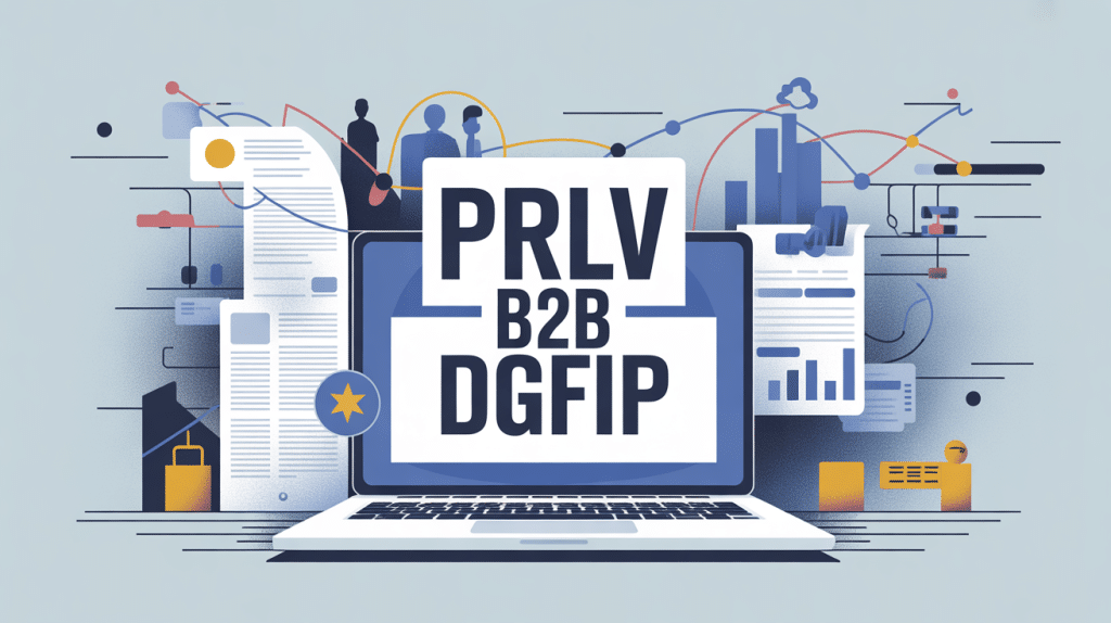 illustration vectorielle prlv b2b dgfip sécurité conformité