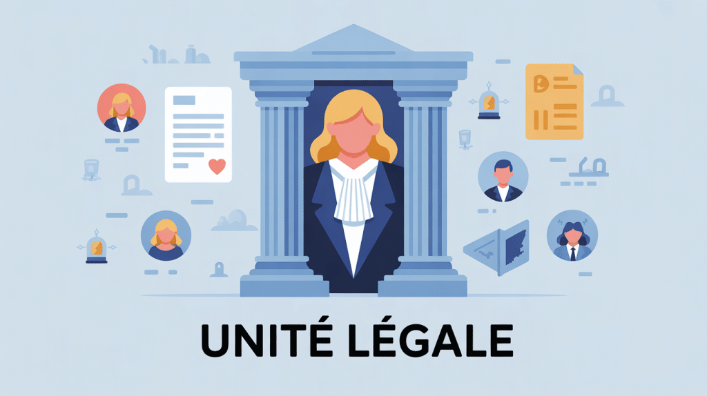 illustration unité légale documents SIREN organisations