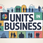 Illustration units in business en entreprise