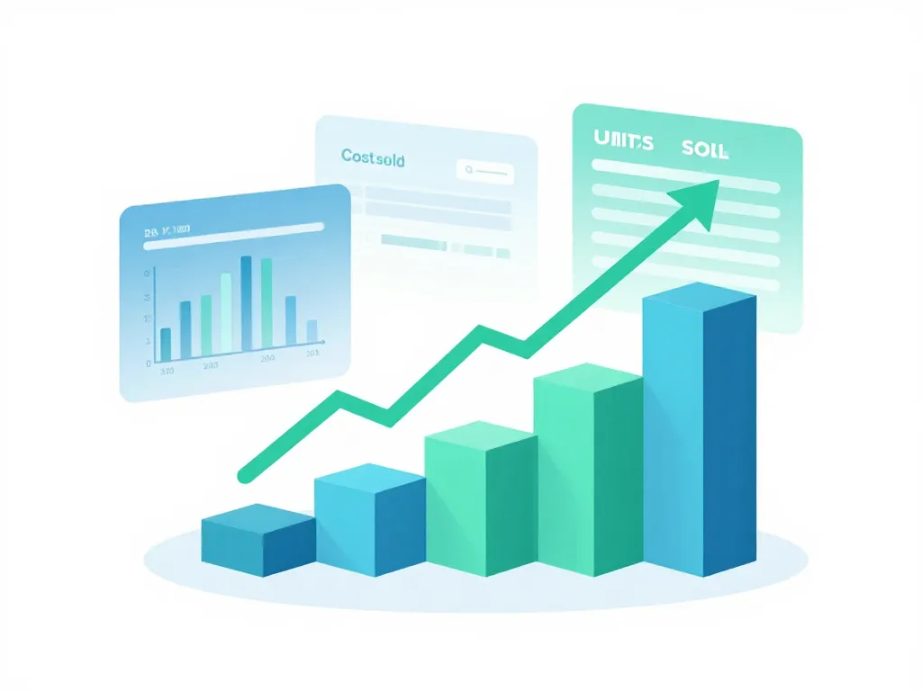 Data visual units in business metrics finance