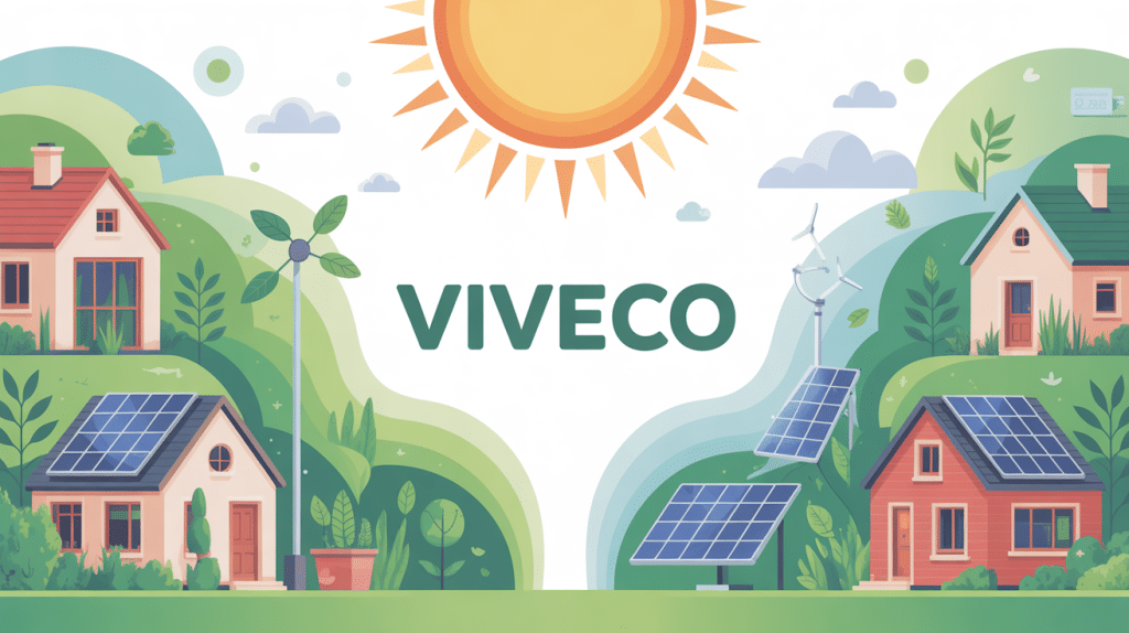 Illustration viveco habitat durable rénovation énergétique