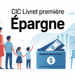 Illustration pédagogique famille CIC Livret Première Épargne