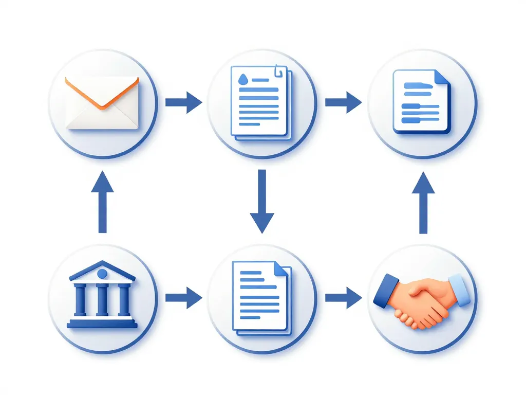 Cloturer un compte LCL schéma étapes à suivre