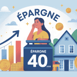 illustration combien avoir de côté à 40 ans finance famille