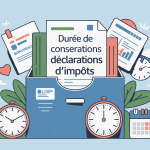 Illustration combien de temps garder les déclarations d'impôts, durée conservation