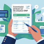 Illustration commission percu cotisation BNP gestion des frais