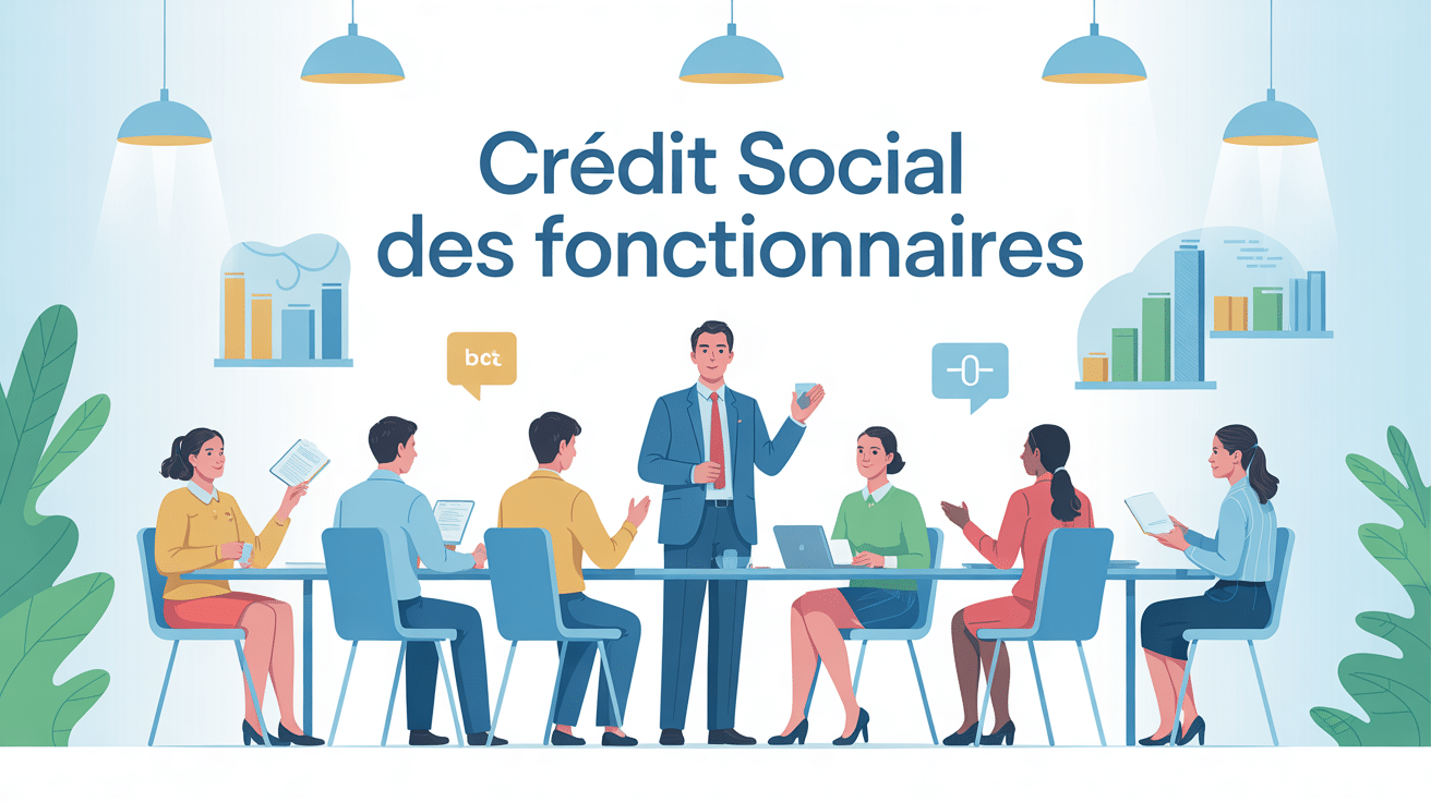 Crédit social des fonctionnaires CSF salle agents publics conseiller