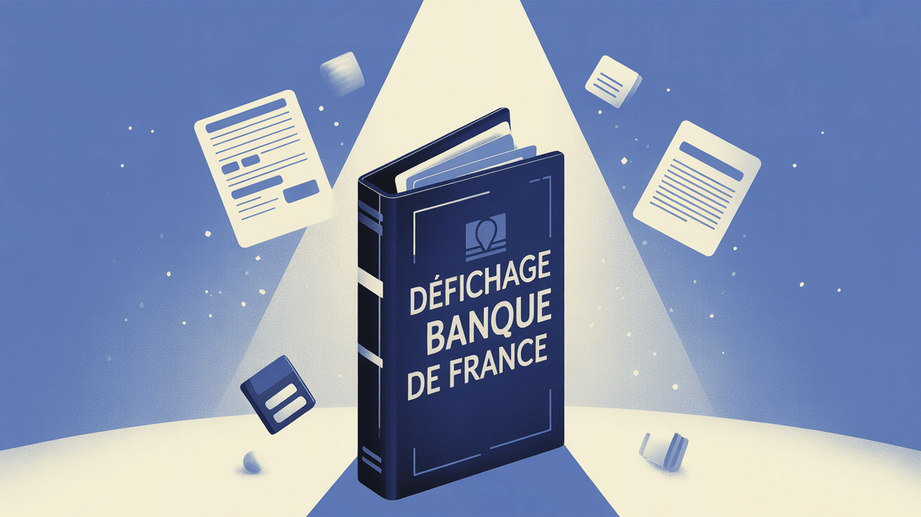 Illustration dossier délai fichage Banque de France après régularisation