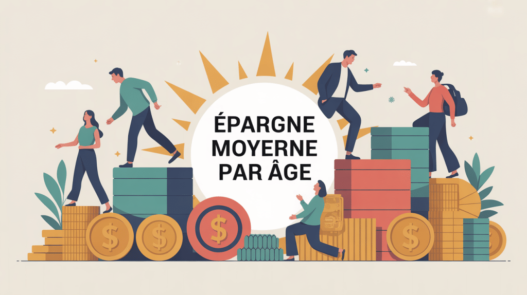 illustration épargne moyenne français par âge