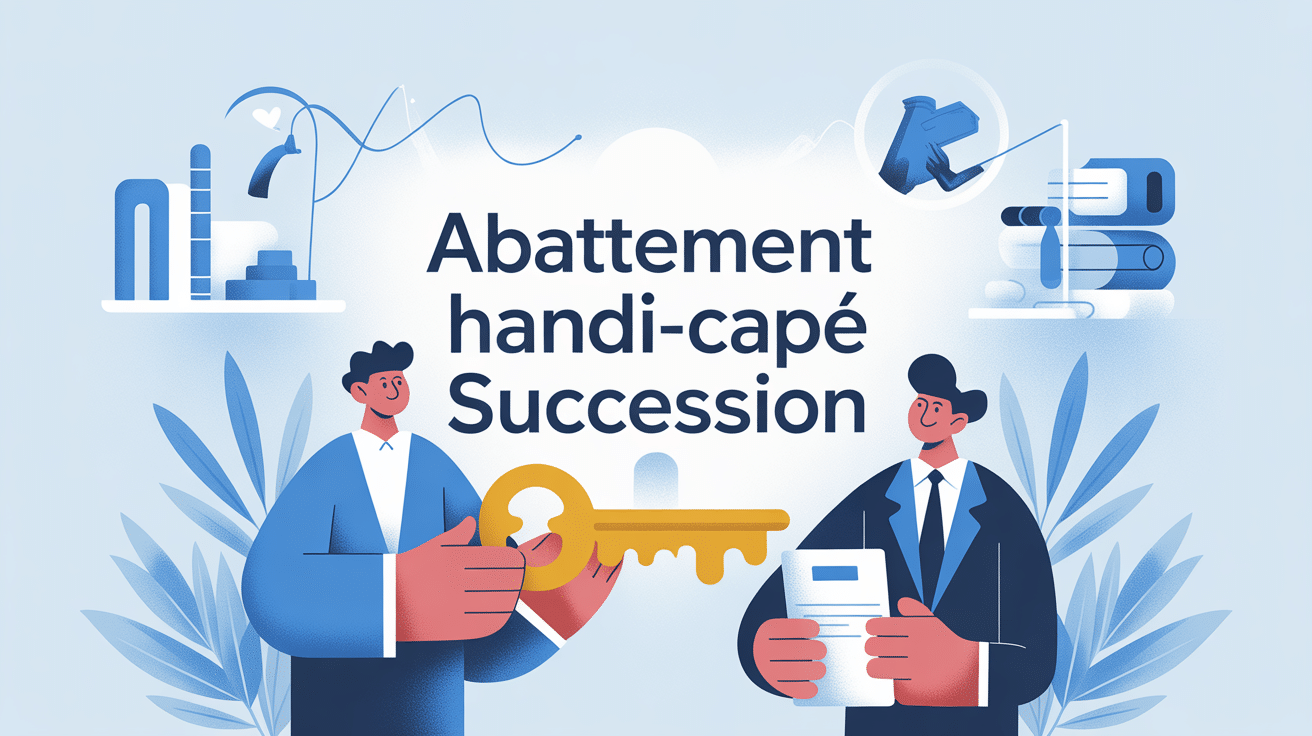 Illustration justificatif abattement handicapé succession clé fiscale