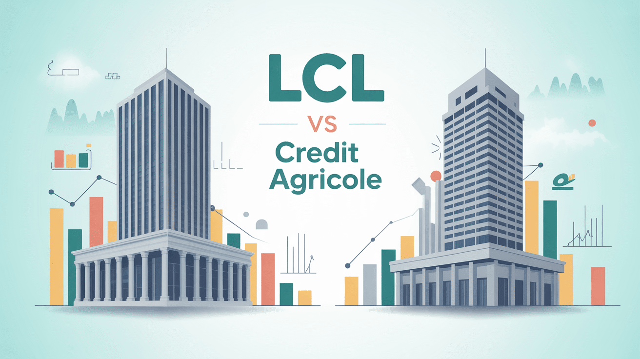 illustration LCL et Crédit Agricole comparaison banques