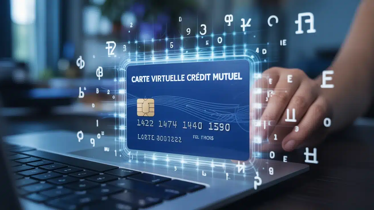 Carte virtuelle Crédit Mutuel sécurisant les paiements en ligne