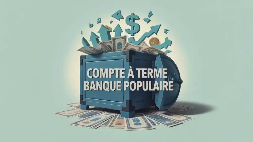 Illustration coffre-fort compte à terme Banque Populaire