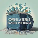 Illustration coffre-fort compte à terme Banque Populaire
