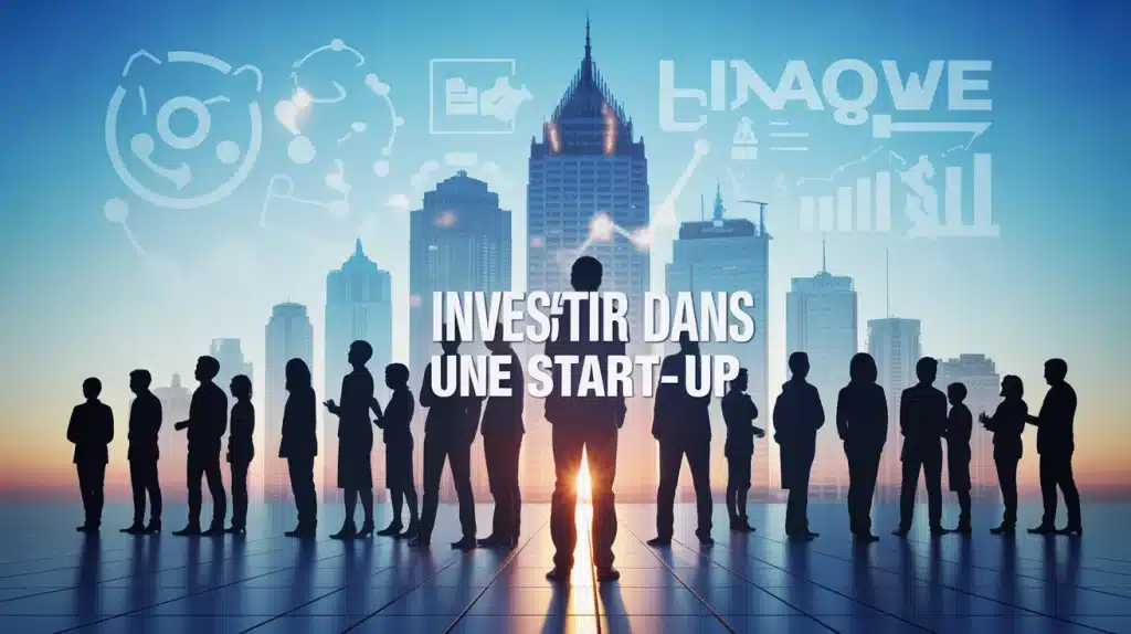 Illustration vectorielle investir dans une start-up avec innovation et croissance