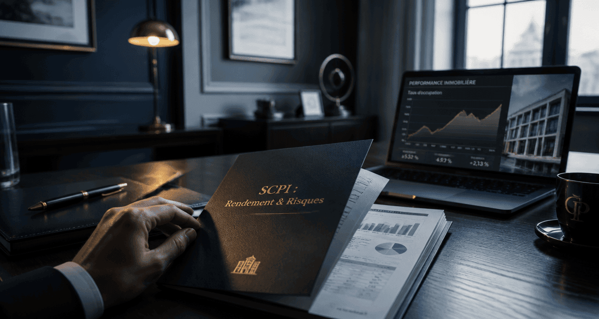 avis sur scpi, rapport financier et graphique immobilier
