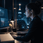 community manager c'est quoi femme devant réseaux sociaux