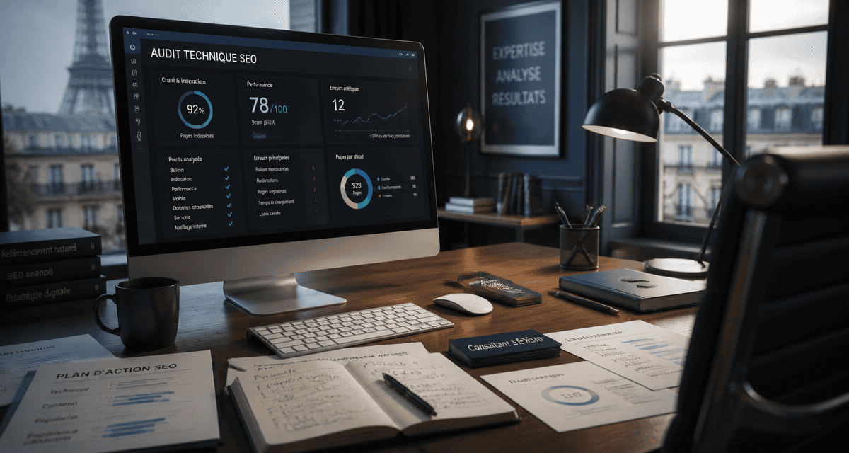 consultant seo paris audit technique bureau