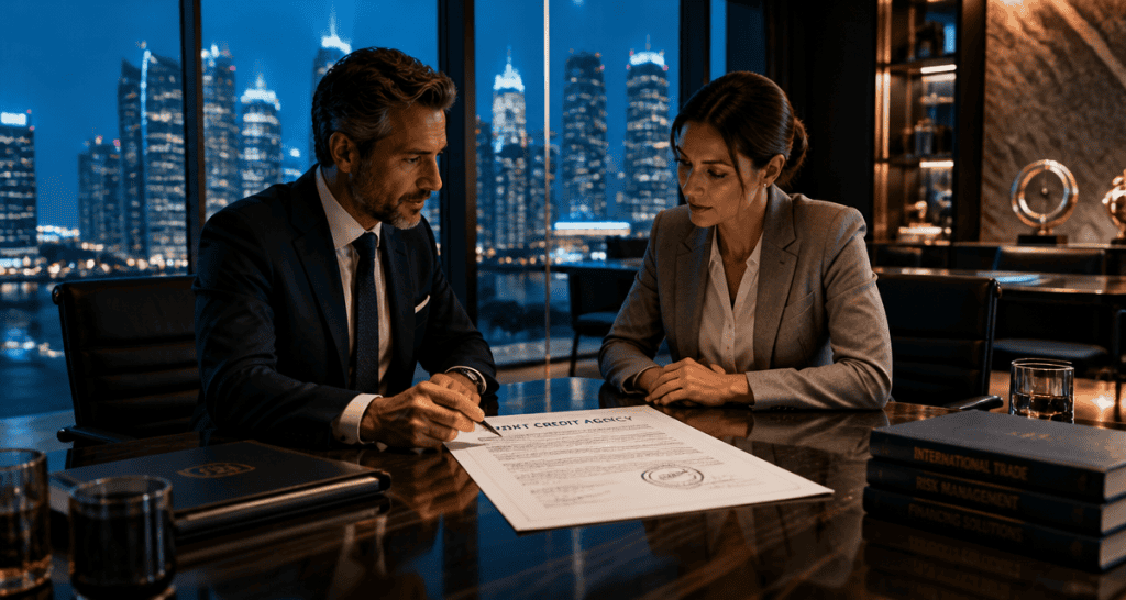 Export credit agency contrat export dirigeants