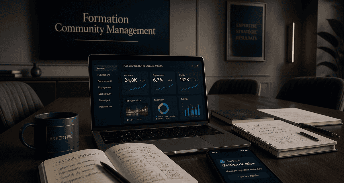 formation community management salle réunion moderne