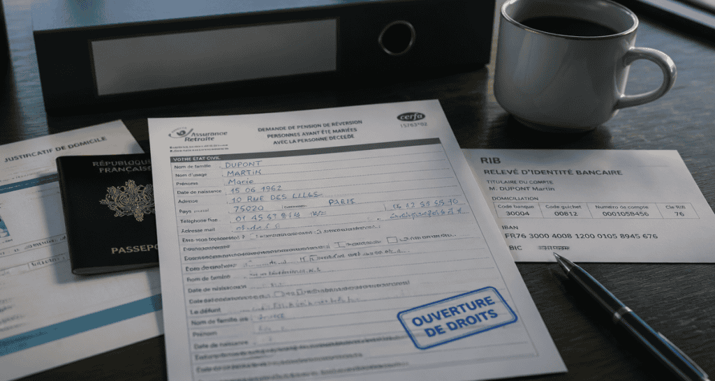 formulaire s1106 documents ouverture droits cpam